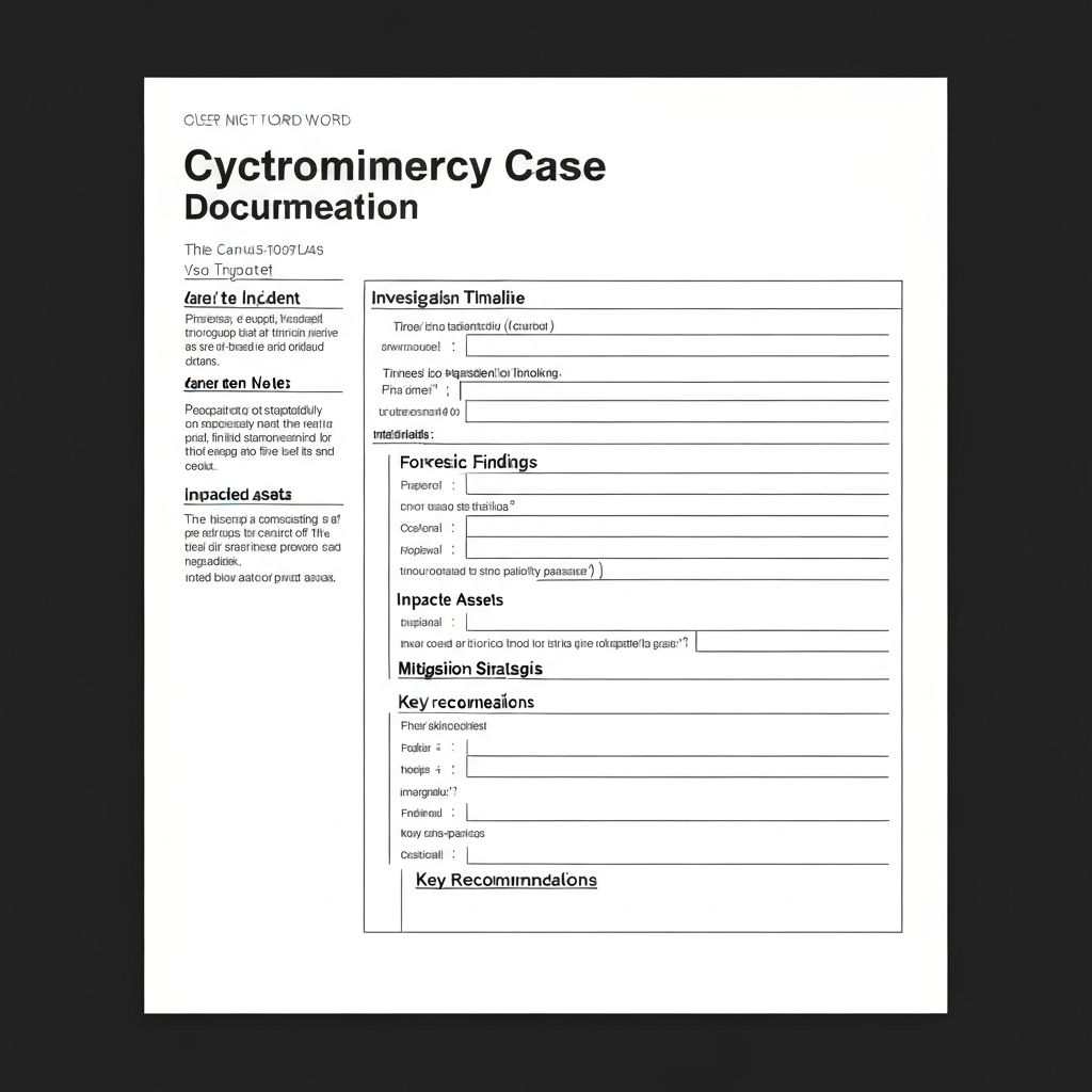 Cybersecurity Case Documentation preview
